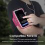 JETech Cell Phone Armband Case for iPhone SE(2020)/11/11 Pro/XR/XS/X/8 Plus/7 Plus/8/7/6s/6, Galaxy S10/S9/S9+, Adjustable Band, w/Key Holder and Card Slot, for Running, Walking, Hiking, Plum