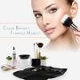 Makeup Brush Cleaner, Electronic Spinner Washer Dryer Kit with Liquid Cleansing Solution, Bowl - Quickly Spin, Wash Sanitize Cosmetic Brushes - Machine Spinning for Cleaning Professional Make Up Tools