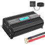 Power Inverter 2000w DC 12V to AC 120V Modified Sine Wave Inverter with LCD Display Remote Control and 3AC Outlets Dual 2.4A USB Ports for Car RV Truck Boat[3 Years Warranty] by VOLTWORKS