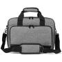 Luxja Projector Case, Projector Bag with Protective Laptop Sleeve, Projector Carrying Case with Accessories Pockets, Large(16 x 11.5 x 5.75 Inches), Gray