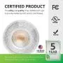 Sunco Lighting 4 Pack PAR38 LED Bulb with Dusk-to-Dawn Photocell Sensor, 15W=120W, 5000K Daylight, 1250 LM, Auto On/Off, Security Spotlight Indoor/Outdoor - UL & Energy Star Listed