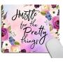 Smooffly Gaming Mousepads Custom - Hustle for The Pretty Things,Hustle Office Decor Mousepad Watermelon Flower Personality Desings Mouse Pad
