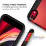 Spigen Tough Armor Designed for iPhone SE 2020 Case - Red
