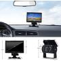 HD Backup Camera Kit 7 Inch LCD Rear View Camera Monitor, P67 Waterproof Night Vision, Easy Installation Back up Rearview Cam for Trucks, RVs, Trailers, Bus, Harveste, Pickup, Motor Home, Van ect.