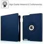 Fintie Rotating Case for iPad 4 3 2 (Old Model) 9.7 inch Tablet - 360 Degree Rotating Smart Stand Protective Cover Auto Wake/Sleep for iPad 4th Gen Retina Display, iPad 3 & iPad 2, Navy