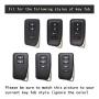 TANGSEN Smart Key Fob Case for LEXUS ES 350 GS F 350 450H IS 200 250 300 350 LX 570 NX 200T 300H RC F 200T 300 350 RX 350 450H 3 & 4 Button Keyless Entry Remote Carbon Fiber Pattern ABS Red Cover