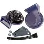 FARBIN Horn 12V Car Horns Loud Dual-Tone Waterproof Auto Horn Electric Snail Horn Kit Universal for Any 12V Vehicles (Blue horn, 12v)