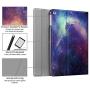 Fintie Keyboard Case for iPad 9.7 2018/2017 / iPad Air 2 / iPad Air - Slim Shell Stand Cover w/Magnetically Detachable Wireless Bluetooth Keyboard for iPad 6th / 5th Gen, Galaxy