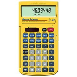 Calculated Industries 4019 Material Estimator Calculator | Finds Project Building Material Costs for DIY’s, Contractors, Tradesmen, Handymen and Construction Estimating Professionals,Yellow
