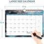 TOWWI Monthly Academic 2 Year Wall Calendar, 2021 - 2022 Desk Calendar, 17” x 12” Wirebound Calendar