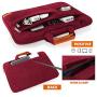 KINGSLONG Laptop Case Sleeve 15 15.6 16 Inch Laptop Bag Lightweight Slim Computer Notebook Ultrabooks Carrying Case Briefcase Cover for Men Women Red
