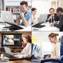 AICHESON Portable Laptop Stand, Adjustable Height 1.16 LB Ergonomic Ventilated Computer Stands Compatible with Apple MacBook, X5 Black