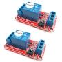 HiLetgo 2pcs 5V One Channel Relay Module Relay Switch with OPTO Isolation High Low Level Trigger