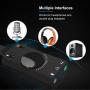 USB Sound Card, TechRise USB External Stereo Sound Adapter Splitter Converter with Volume Control for Windows and Mac, Plug & Play, No Drivers Needed