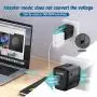 2000Watts Travel Adapter and Converter Combo Step Down Voltage 220V to 110V for Hair Dryer Steam Iron Laptop MacBook Cell Phone World Plug Power Adapter for US to UK Europe AU Over 150 Countries