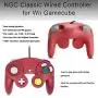 Gamecube Controller, Classic Wired Controller for Wii Nintendo Gamecube (Blue & Red-2Pack)