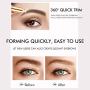 Eyebrow Trimmer, Rechargeable Eyebrow Razor, Painless-Precision Eyebrow Hair remover Eyebrow Shaper Tool For Face Lips Nose Facial Hair Removal for Men Women
