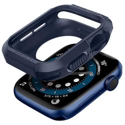 Spigen Rugged Armor Designed for Apple Watch Case for 44mm Series 6/SE/5/4 - Navy Blue