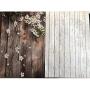 2 Pieces Pack Double Sided Background 4 Patterns Blooming Flowers on Weathered Blue Grunge Wood Grainy Background for Jewelry Shops Photos Cake Food Photography PoshMark Items Online Seller Backdrop