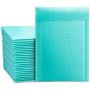 Metronic 25Pcs Poly Bubble Mailers, 6X10 Inch Padded Envelopes Bulk #0, Bubble Lined Wrap Polymailer Bags for Shipping/ Packaging/ Mailing Self Seal -Teal