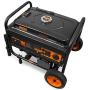 WEN 56475 4750-Watt Portable Generator with Electric Start and Wheel Kit