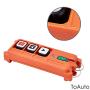 Industrial Crane Wireless Remote Control F21-2S AC/DC18V-65V Hoist with Single Speed Button (1 Transmitter + 1 Receiver)
