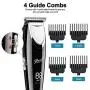 Rewell Mens Cordless Hair Clipper, Professional Hair Trimmer for Grooming, Electric Barber Rechargeable T-Blade Home Hair Cutting Kit Rewell Mens Cordless Hair Clipper, Professional Hair Trimmer for Grooming, Electric Barber Rechargeable T-Blade Home Hair Cutting Kit