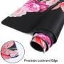iLeadon Desk Pad Protector, Large Gaming Mouse Pad 35.1 x 15.75-inch 2.5mm Thick, Cute Desk Decor, Office Desk Writing Pad with Non-Slip Rubber Base for Home Office Work Accessories, Peony Flower
