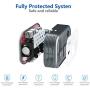 Foval 200W Car Power Inverter DC 12V to 110V AC Converter with 4 USB Ports Charger