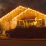 Toodour Icicle Christmas Lights, 432 LED 35.4ft 8 Modes Icicle String Lights with 72 Drops, Window Curtain Fairy Icicle Lights, Icicle Fairy Twinkle Lights for Christmas, Party, Holiday (Warm White)