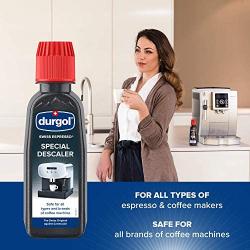 Durgol Swiss Espresso, Descaler and Decalcifier for All Brands of Espresso Machines and CoffeeMakers, 4.2 Fluid Ounces (Pack of 10)