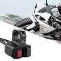 12V 16A Motorcycle Handlebar Dual ON/Off Switch, Waterproof Aluminium CNC Spotlight Dual Switches for 7/8'' 22mm Handlebar Switch Fog Spot Light On Off Led Indicator 12V 16A Motorcycle Handlebar Dual ON/Off Switch, Waterproof Aluminium CNC Spotlight Dual Switches for 7/8'' 22mm Handlebar Switch Fog Spot Light On Off Led Indicator