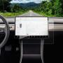 Carwiner Tesla Model 3/Y HD Screen Protector 15'' Center Control Touch Screen Car Navigation Tempered Clear Glass Accessories 9H Anti-Glare Anti-Fingerprint Shock Resistant (HD)