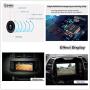 Waterproof Reversing Camera, Backup Camera for Car, HD 8 Night Vision Rear View Camera, Suitable for 12V Wired Screen, 170° Wide Angle, Waterproof IP68