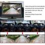 Backup Camera Safety System Kit with Dynamic Trajectory Guide Line, SAMFIWI 4.3in TFT-LCD 720P HD Monitor and Waterproof Rear View Camera Multiple Installation Methods for Trucks/Cars/Pickups (Black)