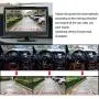 Backup Camera Safety System Kit with Dynamic Trajectory Guide Line, SAMFIWI 4.3in TFT-LCD 720P HD Monitor and Waterproof Rear View Camera Multiple Installation Methods for Trucks/Cars/Pickups (Black)