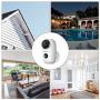 Battery Security Camera, Enow-YL Wireless Rechargeable Battery Powered WiFi Home Security Camera, Waterproof Outdoor Surveillance IP Camera HD 1080P with PIR Motion Sensor Night Vison 2-Way Audio