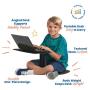 ECR4Kids - ELR-15810-BK The Surf Portable Lap Desk, Flexible Seating for Homeschool and Classrooms, One-Piece Writing Table for Kids, Teens and Adults, GREENGUARD [Gold] Certified, Black