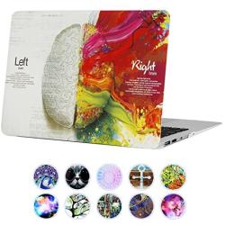 YMIX  Plastic Cover Snap on Hard Protective Case for MacBook Pro 13'' with CD-ROM (A1278) , #Left and Right Brain