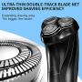 Wekeep Electric Razor for Men, Cordless Rechargeable Men’s Electric Shaver for Rotary Shaving with Pop-up Trimmer (Waterproof)