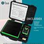 AiCooler Digital Refrigerant Electronic Charging/Recover Scale, Freon Charging for HVAC/AUTO 220lbs(100kg), with LCD Display and LED Backlight, Free 9V Battery and a Durable Carrying Case