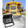 Car Backup Rear View Camera - Reverse Parking Rearview Back Up Car Camera And Monitor Video System w/ 7'' Monitor, Dual DC 12-24V - Back Up Camera For Bus, Truck, Trailer, Van - Pyle PLCMTR71
