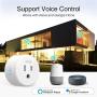 Smart Plug Gosund Smart WiFi Outlet Works with Alexa and Google Home, 2.4G WiFi Only, No Hub Required, ETL and FCC Listed 4 Pack [Upgraded Version]