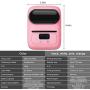S SMAUTOP M110 Wireless Thermal Label Printer Portable Bluetooth Label Maker Machine Barcode Printer for iPhone and Android Phones
