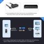 DisplayPort to HDMI Cable,Capshi [4K UHD] Uni-Directional Nylon Braided Gold-Plated DP to HDMI Cord Display Port to HDMI Male Connector -6 Feet