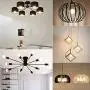 6 watt(60w Equivalent) Hansang LED Bulbs Light E12 Screw Base Candelabra Round Bulb 600 Lumen,High CRI,Daylight 5000K,G14 Decorative Bulb Non dimmable for Ceiling Fan 120V Pack of 6 (Daylight 5000K)