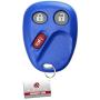 KeylessOption Keyless Entry Remote Control Car Key Fob Replacement for LHJ011 - Blue