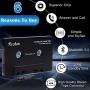 Reshow Bluetooth Cassette Adapter for Car with Stereo Audio , Wireless Cassette Tape to Aux Adapter Smartphone Cassette Adapter (Black)