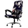 Melanovo Computer Office Chair Covers, Universal Stretch Desk Chair Cover for Rotating High Back Chair (Large Size)