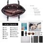 BROMEN Women Briefcase 15.6 inch Laptop Tote Bag Vintage Leather Handbags Shoulder Work Purses